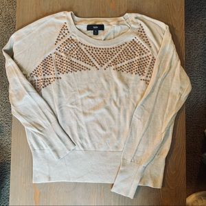Mossimo Rose Gold Studded Sweater